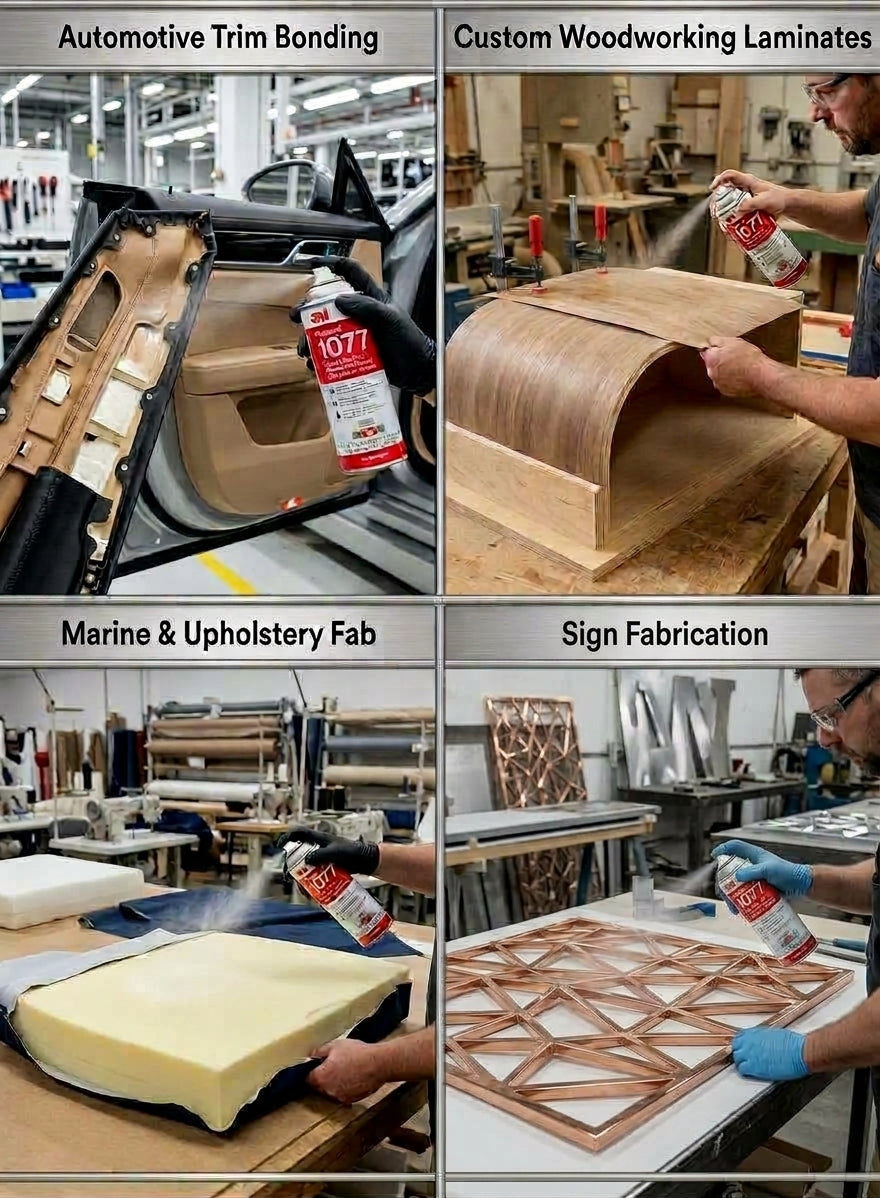 3M 1077 can be used for a wide variety of applications as shown here