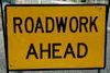 Class 1 - 3M Yellow Honeycomb 3931 Reflective Tape is used for all edge roadwork signs