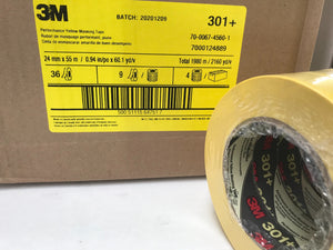 Order 24mm wide Yellow Masking Tape - 3M - 301 Online Here For Australia Wide Delivery
