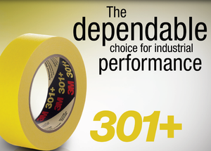 3M Yellow Masking Tape - 301+ Performance Grade