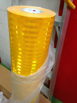 3M 3931 Yellow Honeycomb Sheeting