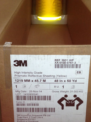 We supply 3M High Intensity Prismatic Sheeting Australia Wide