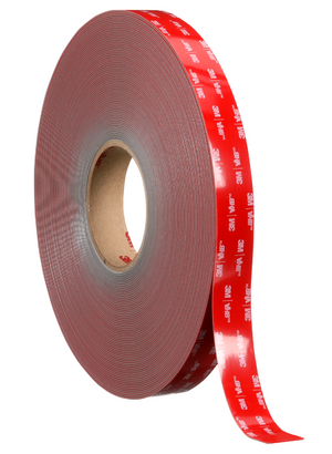 We supply Red 4941 VHB Tape (Red Liner - Grey Tape) to Sydney, Canberra, Newcastle, Wollongong, Brisbane, Melbourne & right across Australia
