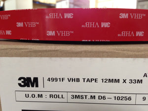 Order Online Here - 3M Grey 4991 VHB Double Sided Tape - 2mm Thick for delivery throughout Australia