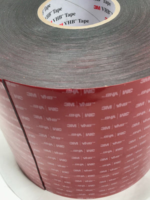 We custom cut any width up to 1200mm ( 1.2mtr wide) of the 3M VHB Tape range