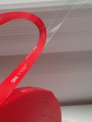 3M .5mm thick clear VHB Tape - 4905 also known as - Red VHB Tape