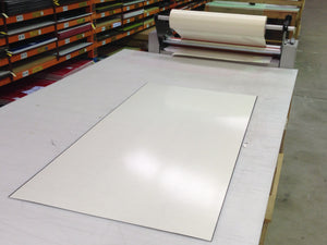 Tesa 60985 D/S Tape laminated onto a Substrate before being Laser Cut & Laser Engraved