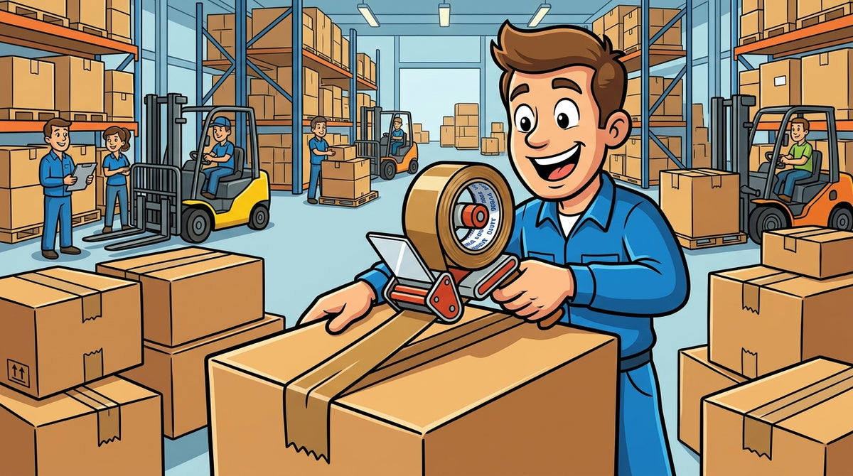 Have peace of mind knowing that your carton is securely packaged with 906aa Heavy Duty (HD) Packing Tape