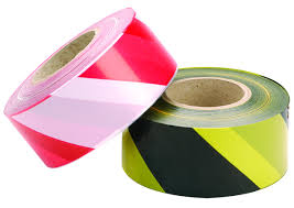 Red/White or Blk/Yellow Barrier Tape available online here
