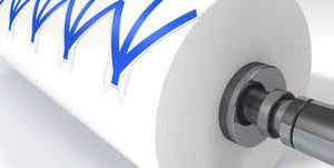 Blue Repulpable Splicing Tape Demo