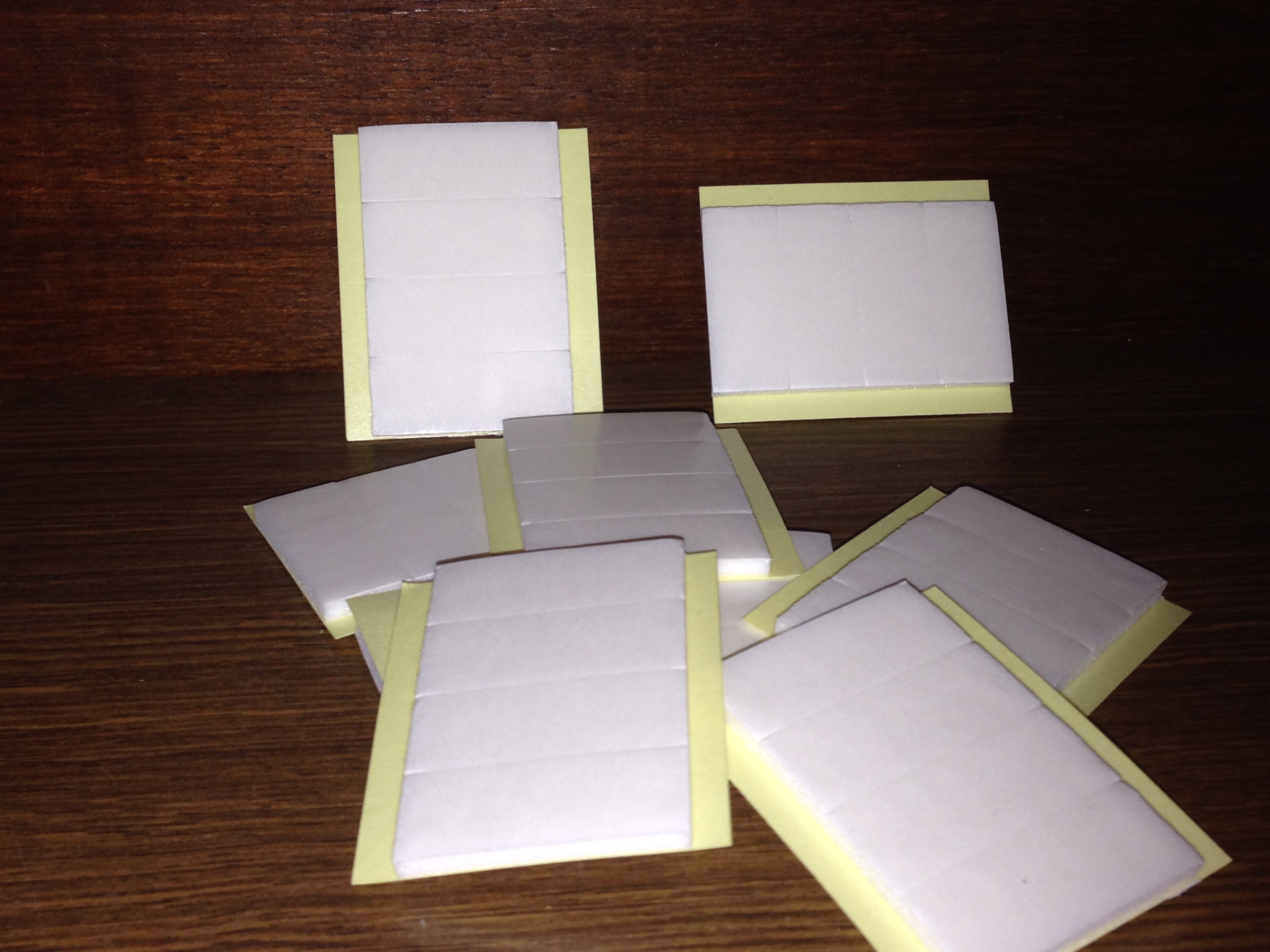 Double Sided Foam Tape - Die Cut Into Custom Size Pieces As Per YOUR Requirements