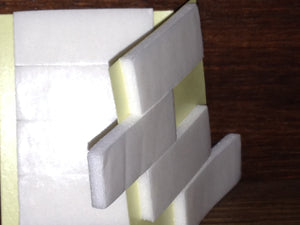 We supply Die Cut Pieces of Double Sided Foam Tape - 3mm thick to Sydney, Wollongong, Newcastle, Canberra, & throughout Australia.