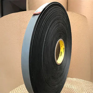 3M Rubber Tape - 1.6mm thick can be custom cut to any width you require. We supply 3M Rubber Rollstock tape Australia Wide