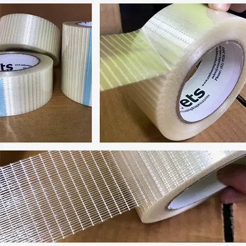 Make sure your strapped goods are strapped with 2 way filament tape to ensure safe transport without breaking
