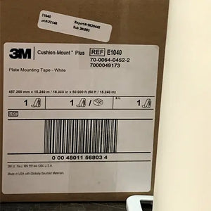 3M - E1040 Cushionmount tape used for Flexographic (flexo) Printing