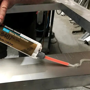 3M DP8407ns Adhesive is ready for use in seconds, simple to use, a great alternative to welding.