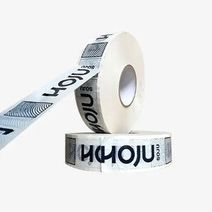 We supply Custom Printed Machine Tape - 1000metre length rolls Australia Wide
