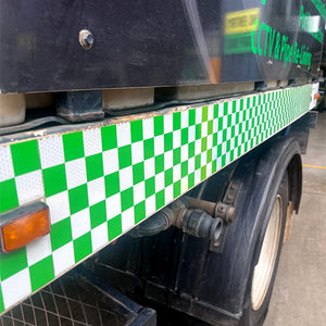 Applications that custom printing of our reflective tape are used for include; Commercial Vehicles - Truck