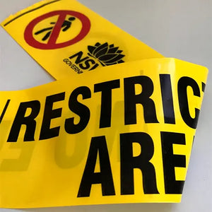 We supply Illegal Dumping Under Investigation Custom Print Barrier Tape To councils & other Government Authorities throughout Australia