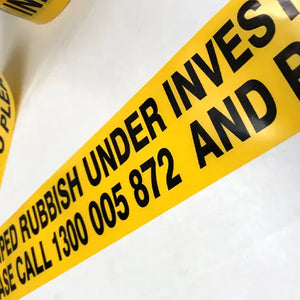 Restricted Area Custom Printed Barrier Safety Tape (printed on both sides