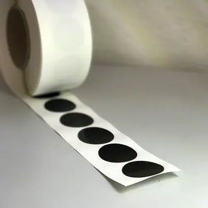 Die Cut Tape, Kiss Cut on a roll (meaning the die cut shape is left on the roll with the unwanted material removed)