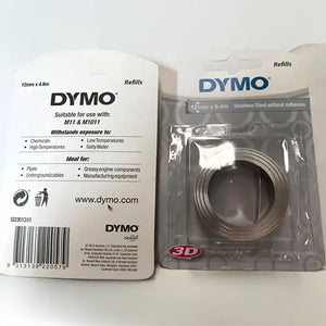 Stainless Steel Tape can have your code / message Imprinted on with our Dymo Metal Tape Embosser. Order Online Here For Australia Wide Delivery