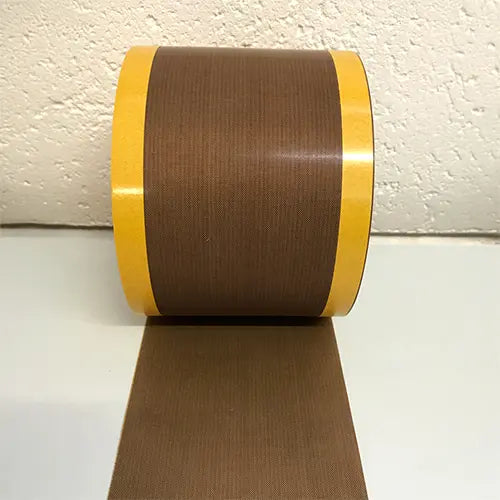 Zoned Teflon Tape is designed to leave a non-adhesive free area in the middle of the tape.