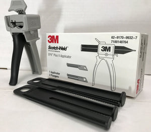 Scotch Weld EPX II Applicators also come with 2 different size plungers, 10:1 ratio & 2:1 ratio.
We supply 3M EPX II Applicators (Glue Guns) Online Here throughout Australia