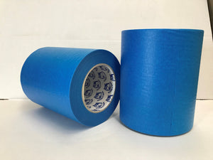 Blue Heavy Duty Painters Masking Tape in any custom size width up to 1200mm is available here for Delivery Australia Wide