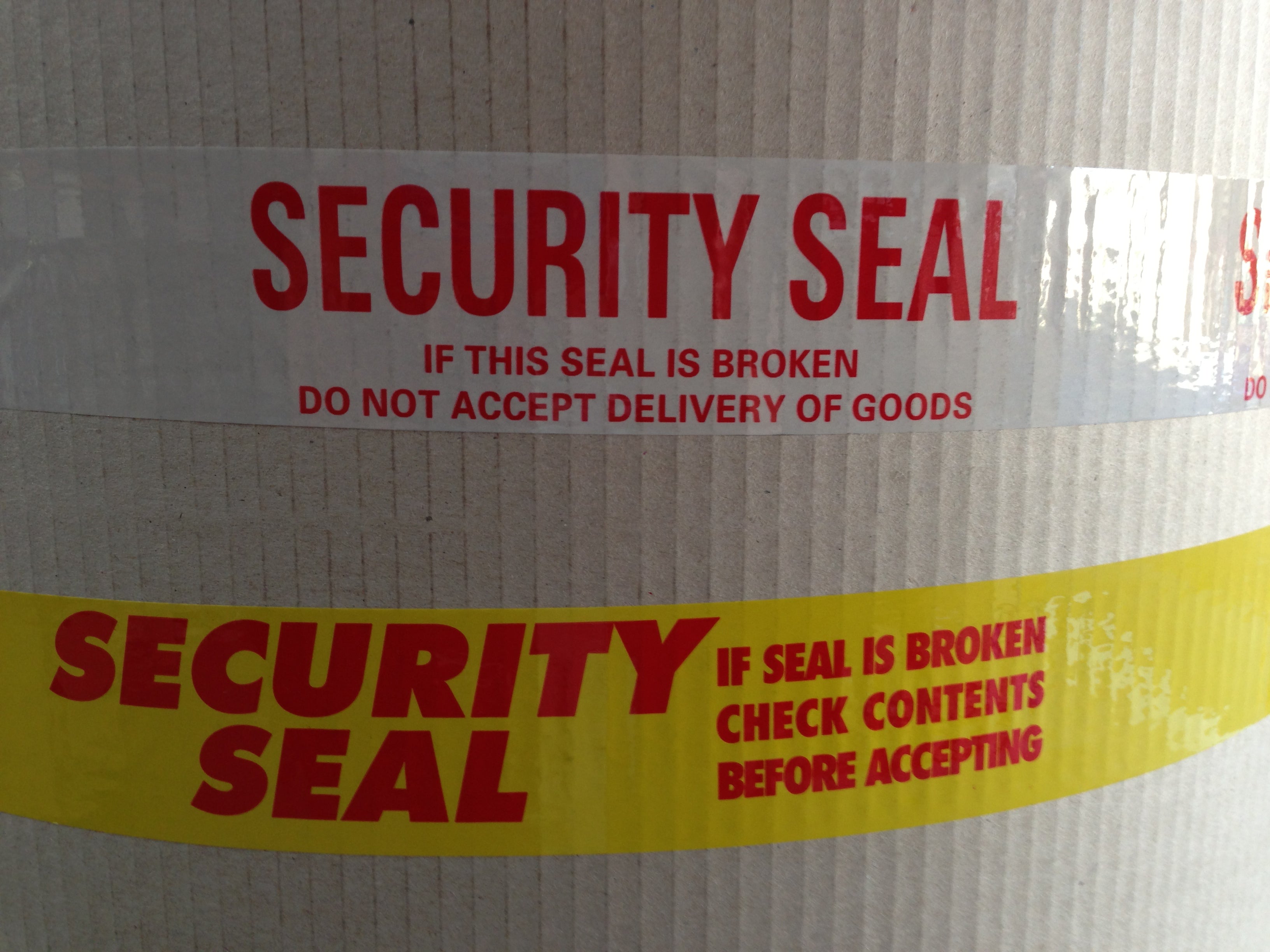 Security Seal Tape