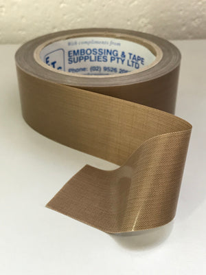 We slit non adhesive teflon tape to any width you require