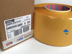 These large rolls of double sided tape have thousands of metres of length per roll. They are also known by many different names, including - Spool Wound Rolls Of Tape, Bobbin Wound Rolls Of Tape, Machine Wound Rolls Of Tape & Industrial Wound Rolls Of Dou