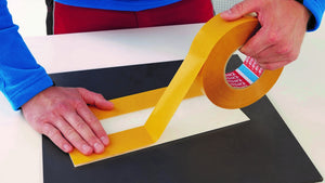 Tesa 4970 double sided tape is ideal for lightweight signs