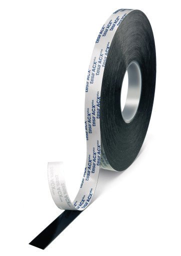 1mm thick black high bond d/s tape - Tesa 7074 AXC