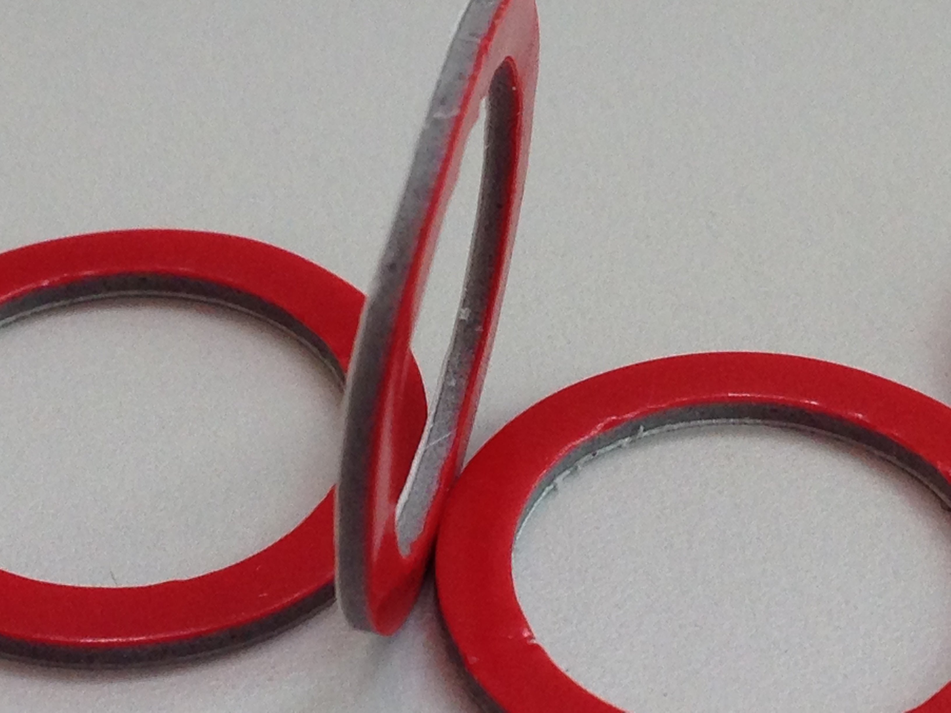 We supply Die Cut Circles & Washers with Grey 3M High Bond (VHB) Double Sided Tape