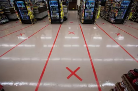Social Distancing Floor Tape