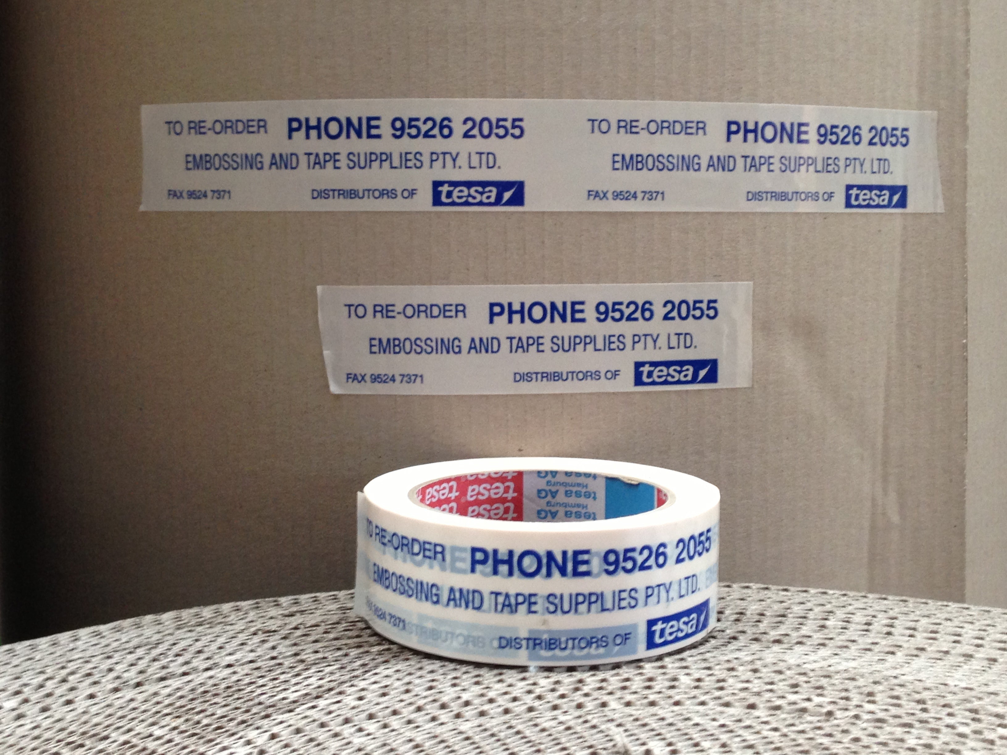 Custom Printed Message Tape