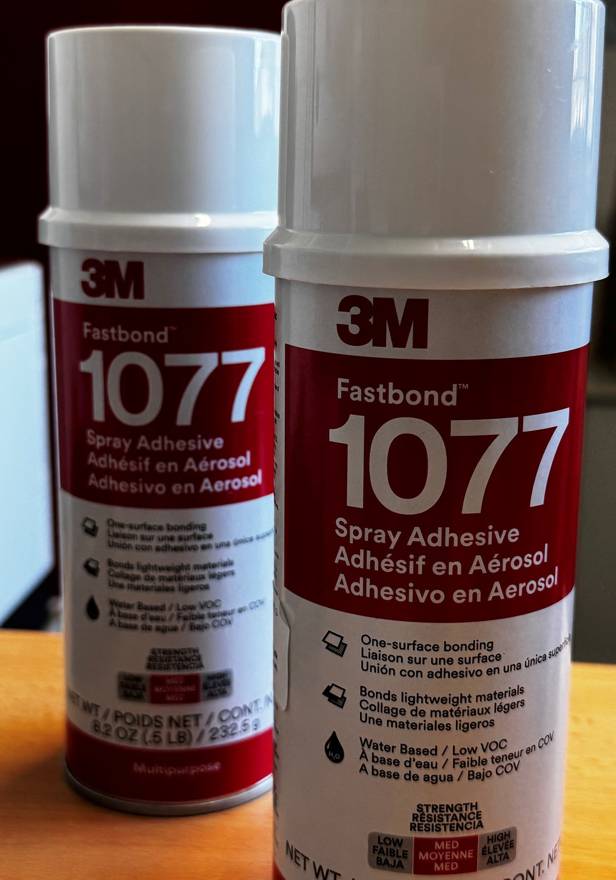 3M Adhesive Spray 1077, is the Water Based equivalent of  3M Spray 77