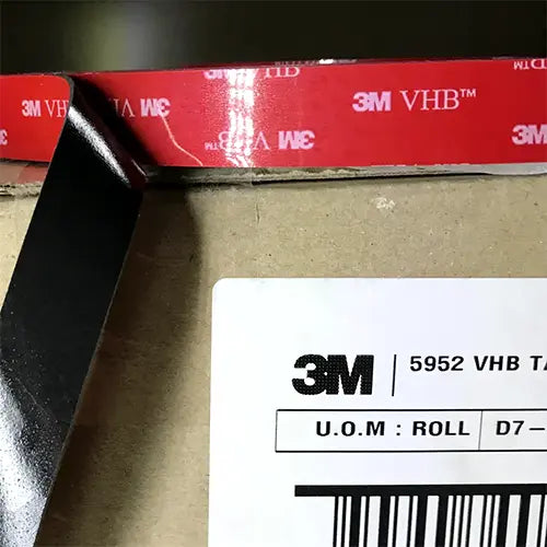 We supply 3M Black 5952 VHB double sided tape to Sydney, Melbourne, Wollongong, Canberra, Brisbane, Newcastle, Hobart, Adelaide, Perth, right around Australia