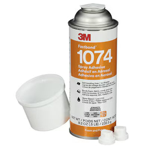 3M Spray Adhesive - 1074 comes with a choice of nozzles for different spray patterns