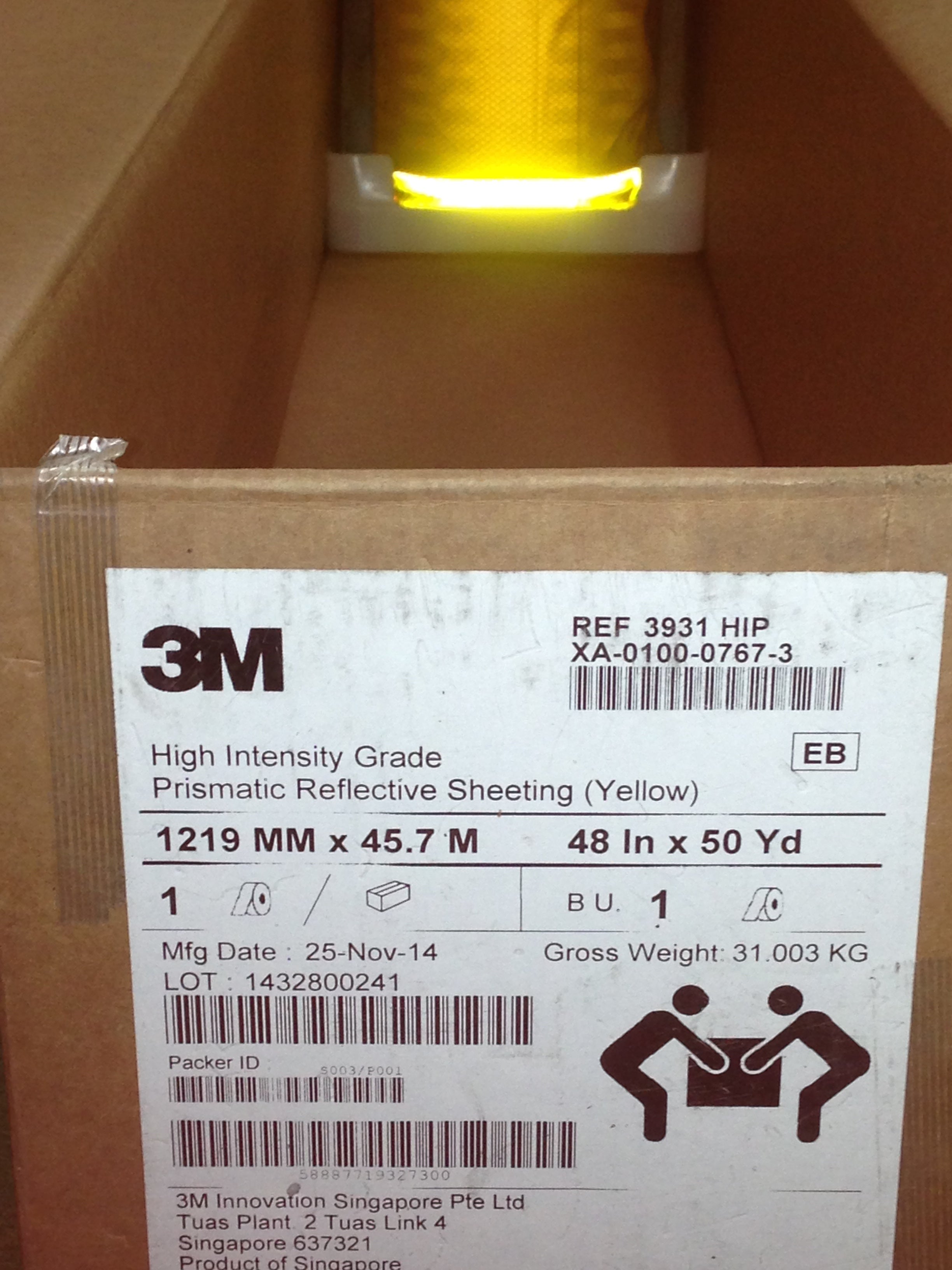 We supply 3M High Intensity Prismatic Sheeting Australia Wide