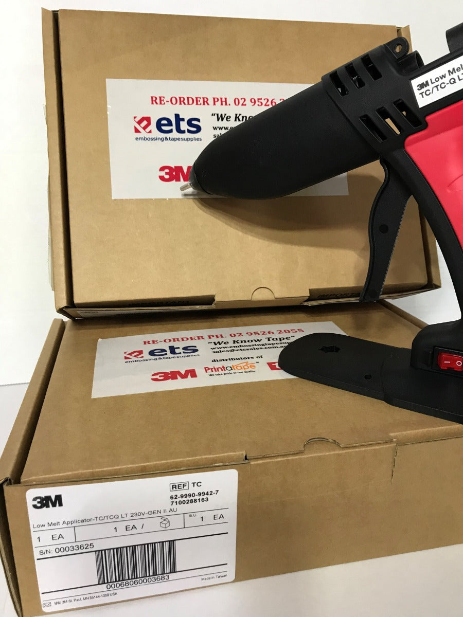 3M LTQ Glue Gun (Low Temperature) for use with 3762LT, 3792LM & all other 3M LT Hot Melt Adhesives