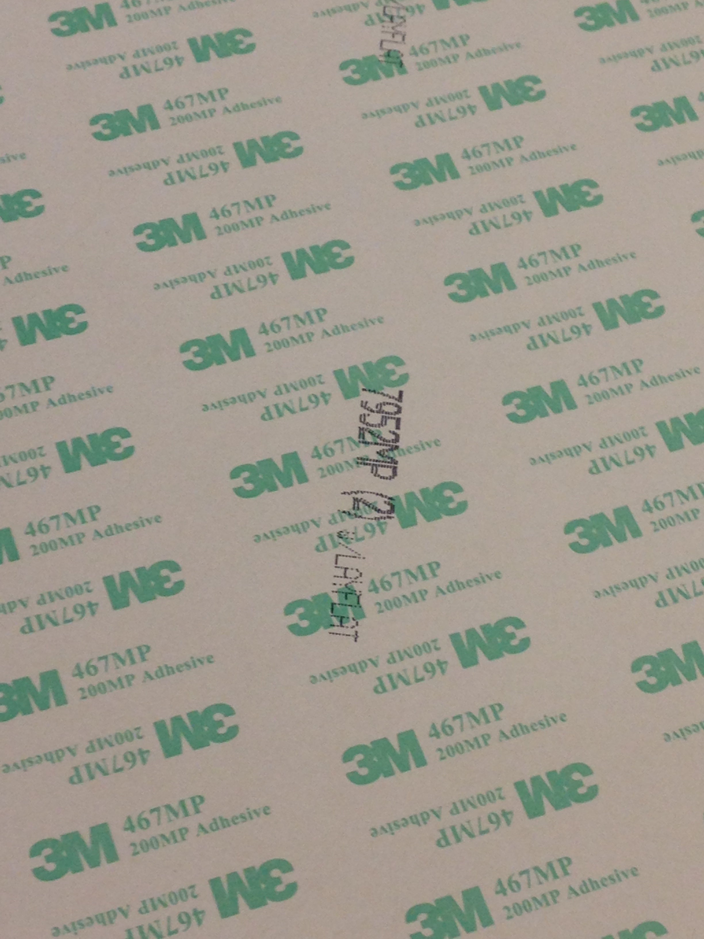 3M 7952 D/S Sheets - (3M 467mp Adhesive Transfer Sheets)