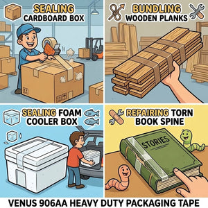 906aa HD Tape can be used for a variety of applications as shown here.