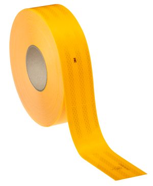 3M Yellow Reflective Tape (Diamond Grade - 983 series) designed for use on Trucks & Heavy Machinery, available Online Here for Australia Wide Delivery !