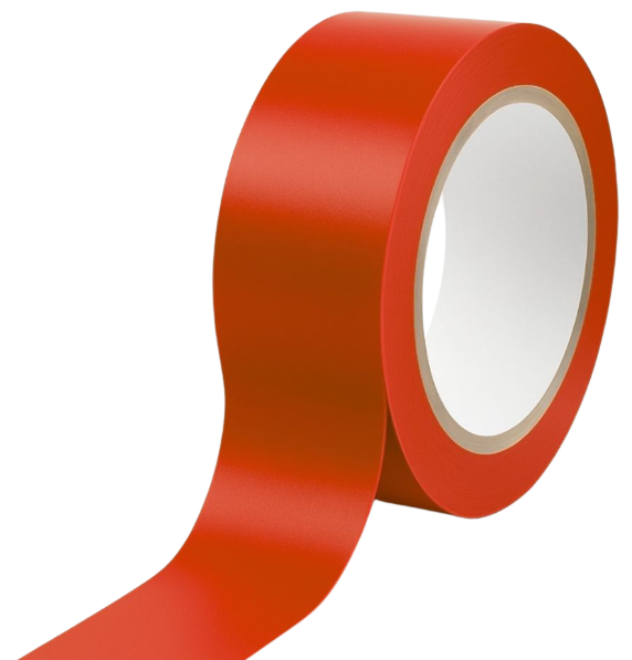 Red Line Marking - Indoor Sports Court Marking Tape