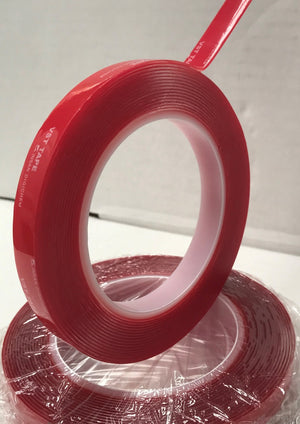 Acribond  VHB Tape in short rolls (retail packs) 12mm x 5metres - 1.1mm thick Clear - 4100 available online here for delivery Australia Wide