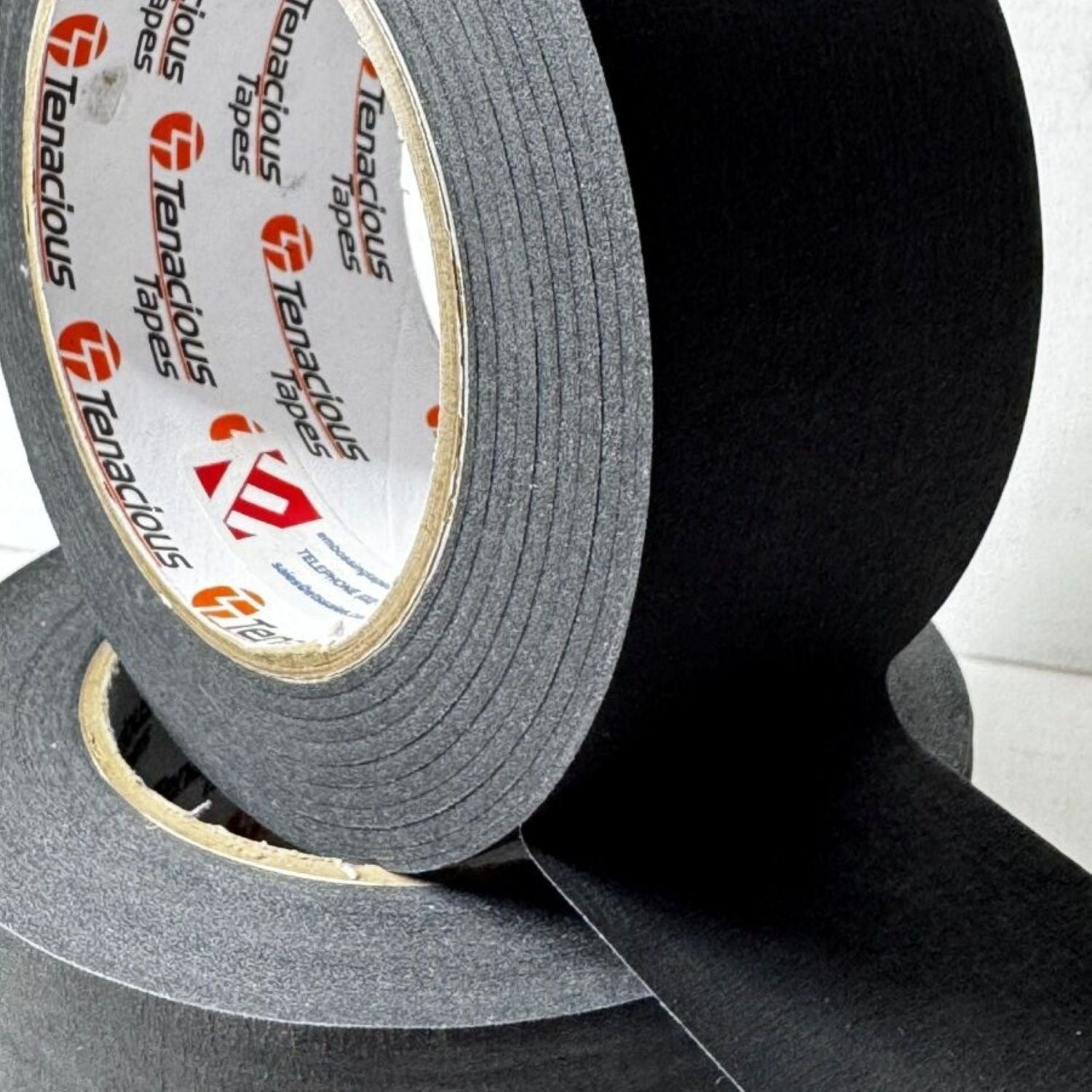 Matte Black Masking Tape is designed for use in; film, movie, theatre, photography, exhibition, display, live performances, anywhere that it is essential to block out light. 
Order Online Here For Australia Wide Delivery