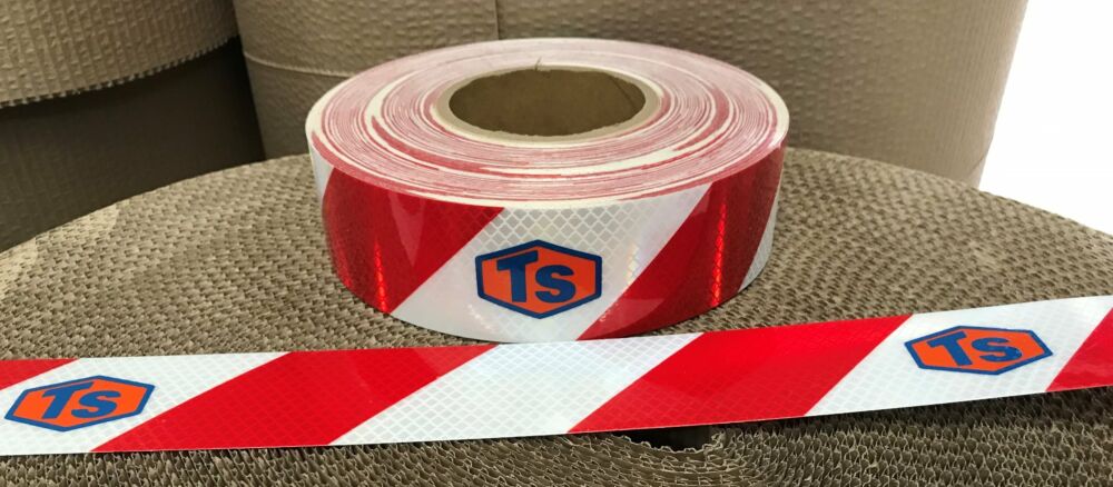 We custom printed on Class 1 Reflective Tape.
Contact Us for all your custom printed reflective tape requirements