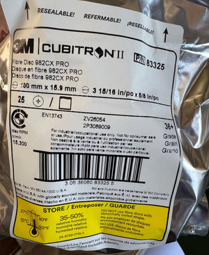 Use Less Discs with 3M 982cx Cubitron II Grinding Discs. 
Available Online Here For Australia Wide Delivery